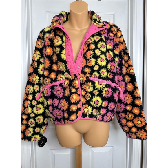 Free People Hit The Slopes Printed Fleece Jacket - Picture 6 of 10